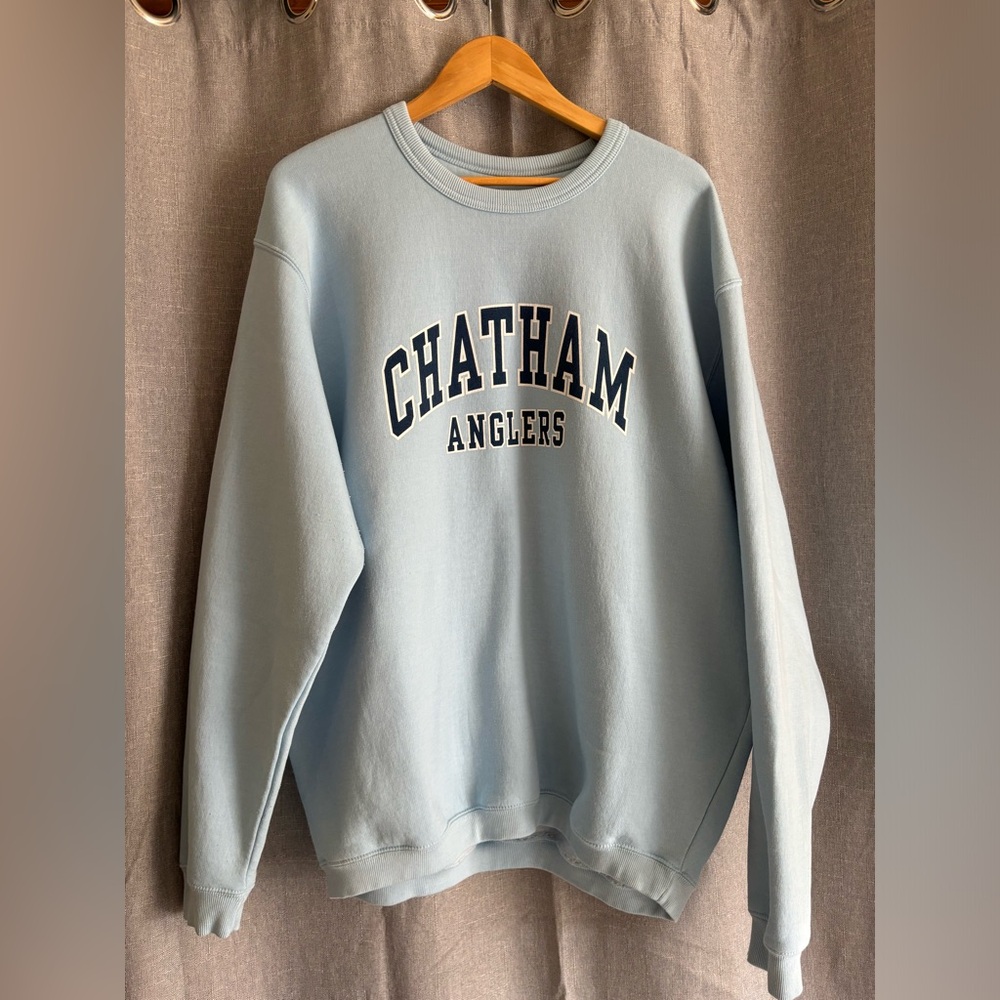 Chatham Anglers Genuine Merchandise, Light Blue  Crewneck Sweatshirt